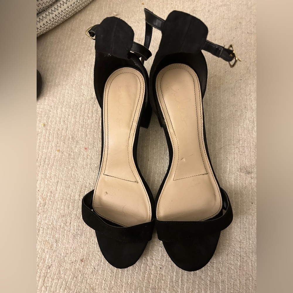 Black Block Heels